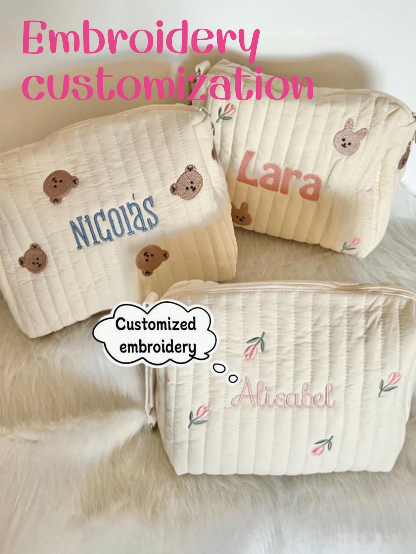 Borsa per pannolini con ricamo - Embroidery And Quilting recensione e prezzo